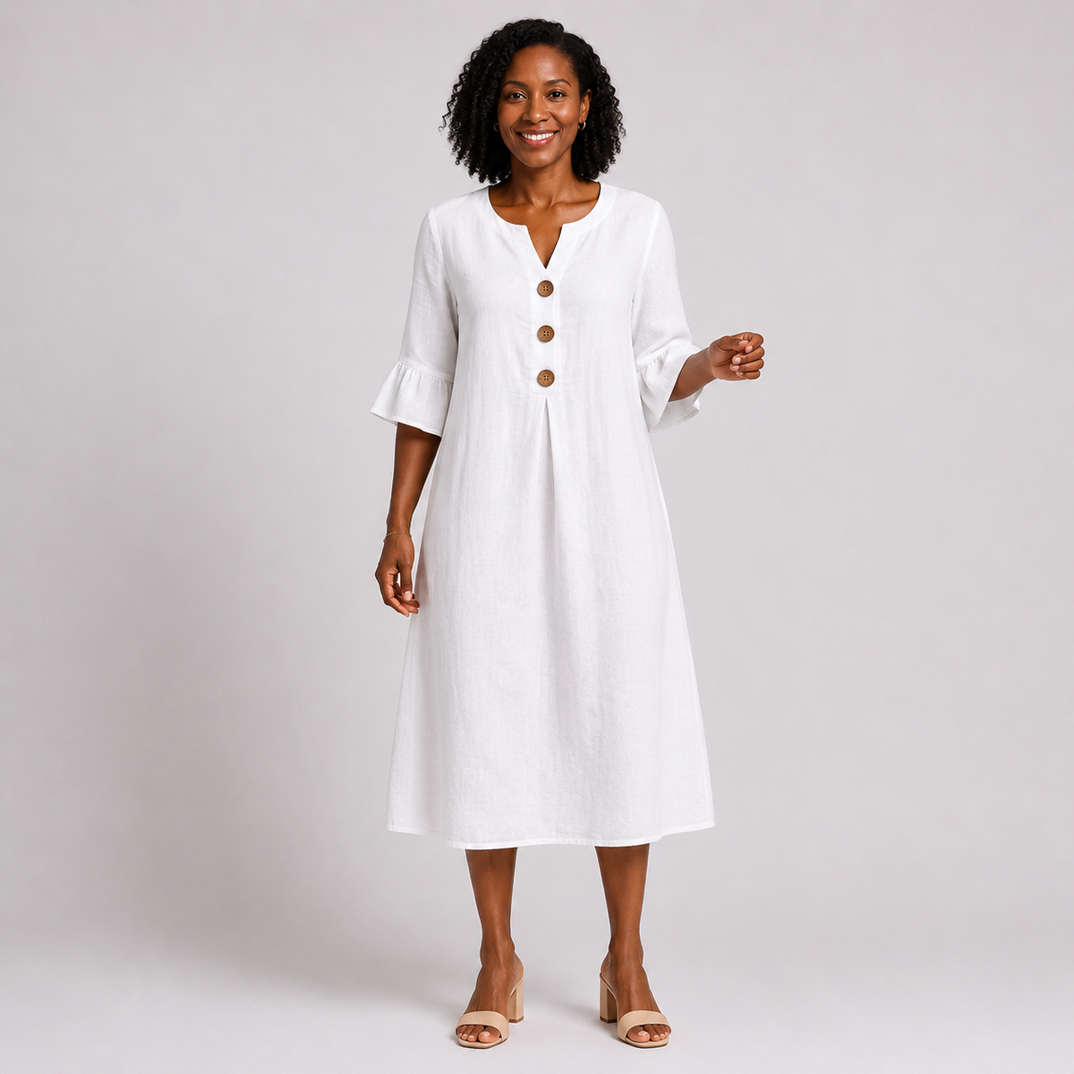 Boitumelo | Casual Button-Front Dress