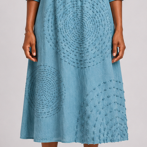 Refilwe | Casual Embroidered Dress