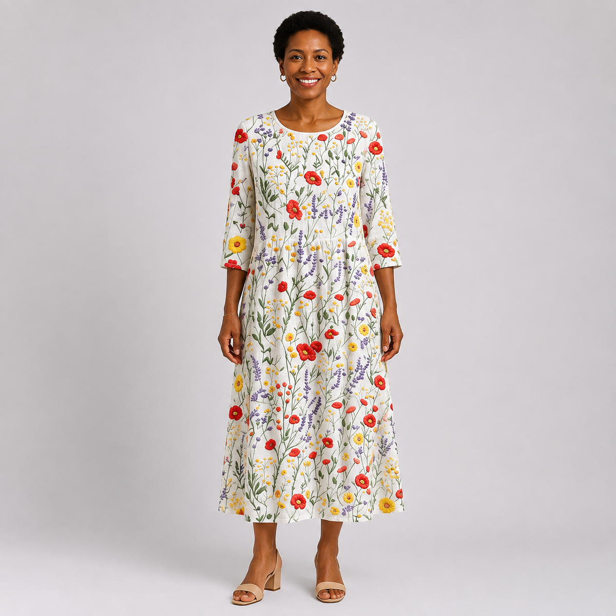 Lesedi | Floral Print Dress