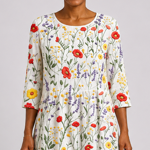 Lesedi | Floral Print Dress