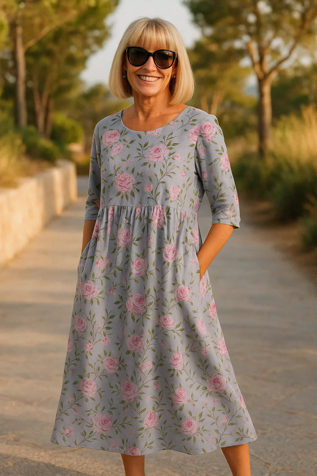 Lily | Robe Midi - Confort Sans Effort