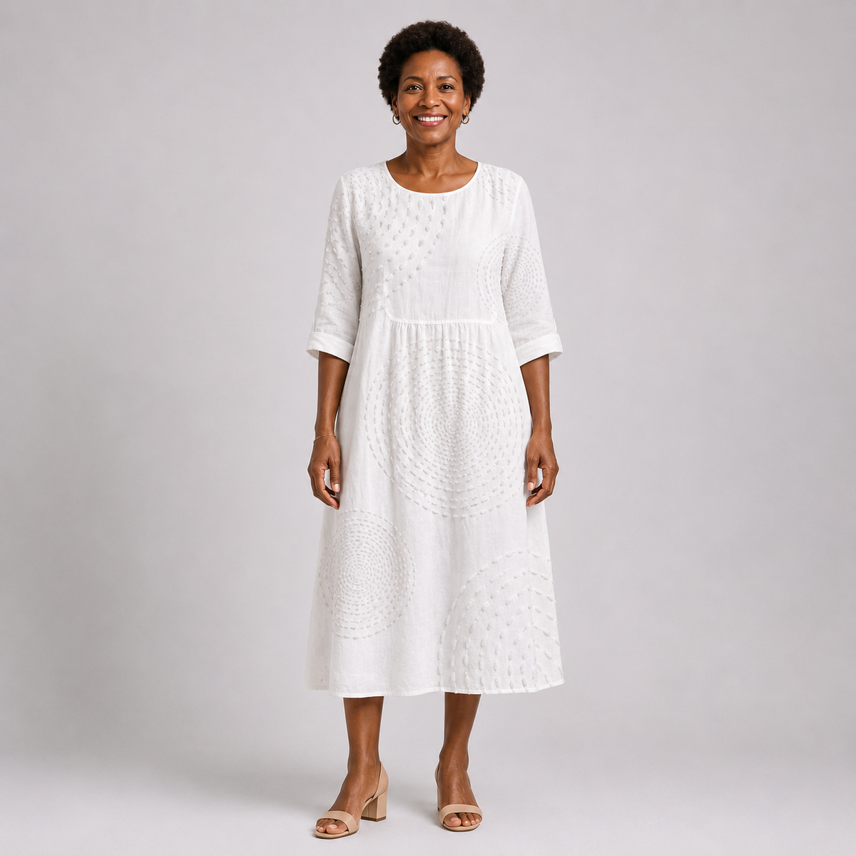 Amanda | Casual Embroidered Dress