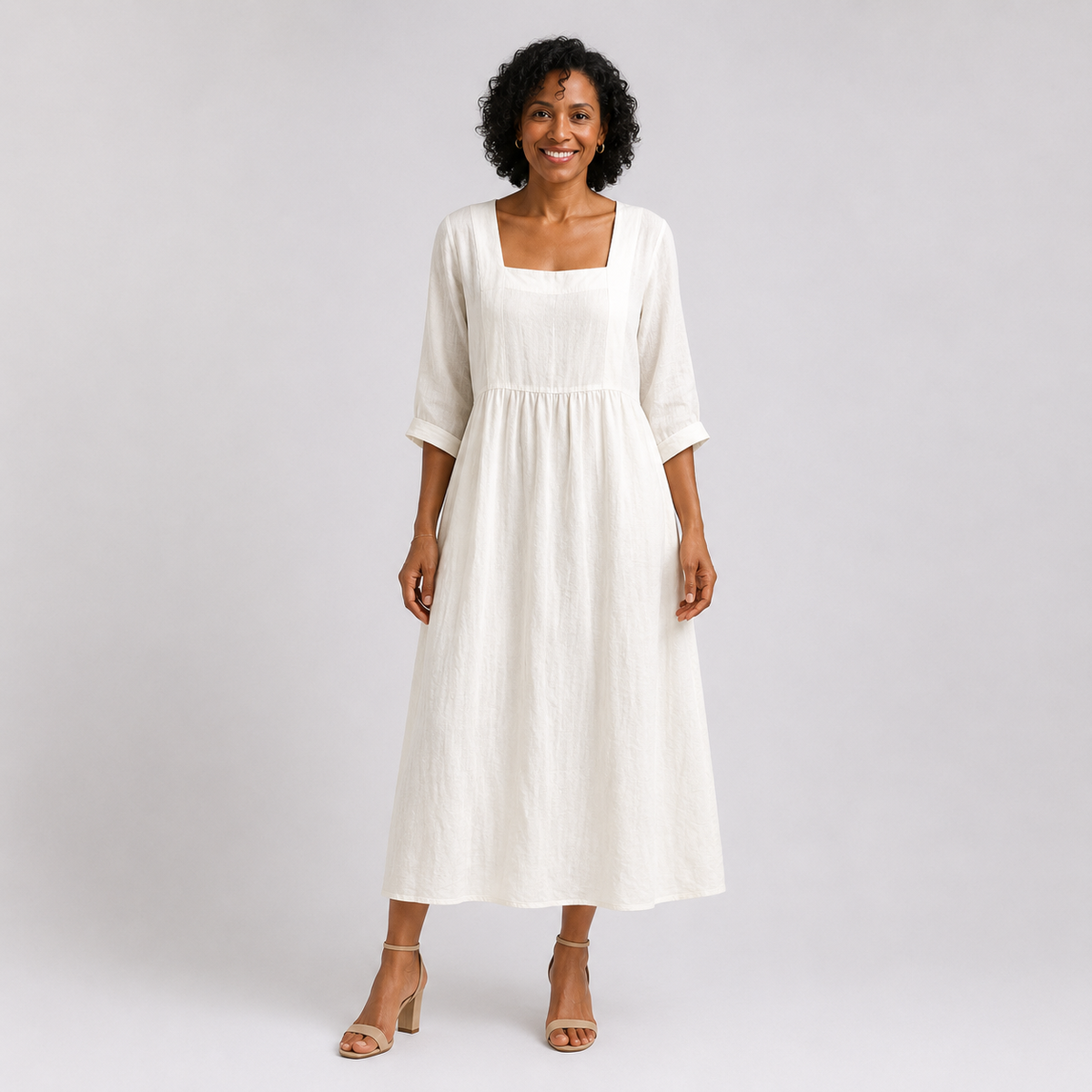 Melissa | Casual Embroidered Dress
