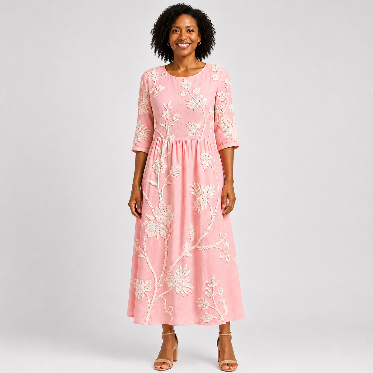 Nicole | Relaxed Floral Print Dress