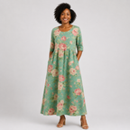 Nobuhle | Midi Roses Dress