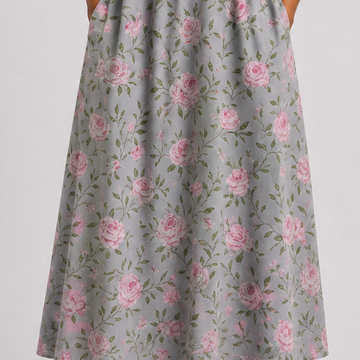 Nobuhle | Midi Roses Dress