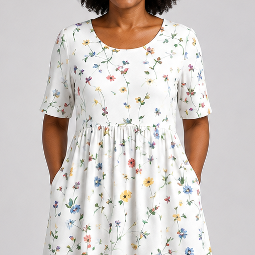 Nomvula | Floral Midi Dress