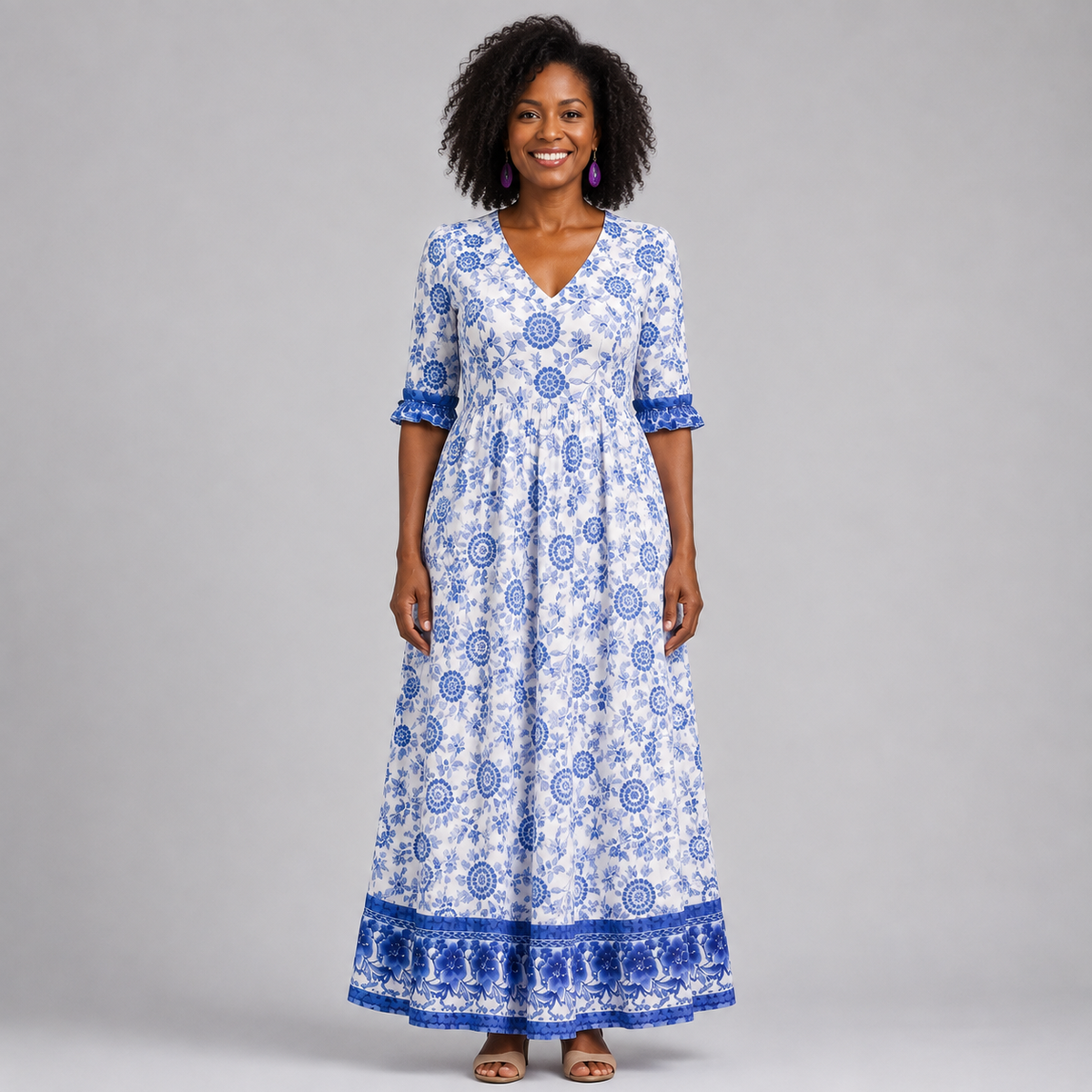 Nontle | Dress Floral Elegant with an Airy Feel