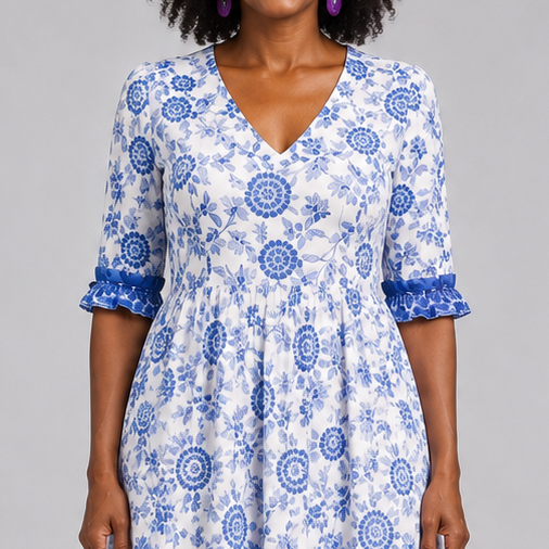Nontle | Dress Floral Elegant with an Airy Feel