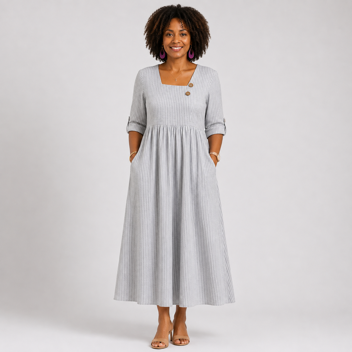 Olivia | Midi Dress Elegant