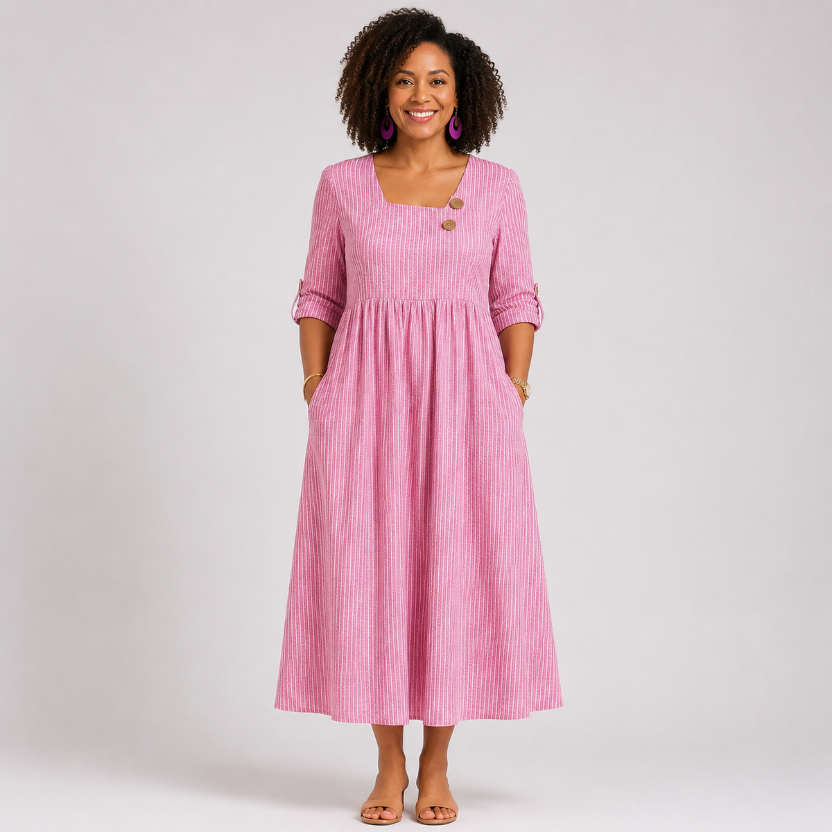 Olivia | Midi Dress Elegant