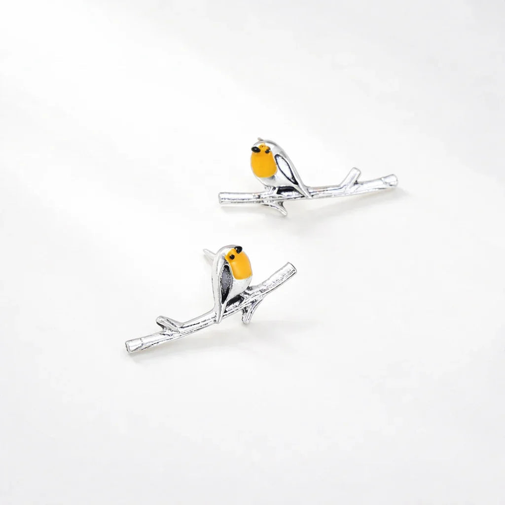 Erica Grace | Earrings Cartoon Oiseau