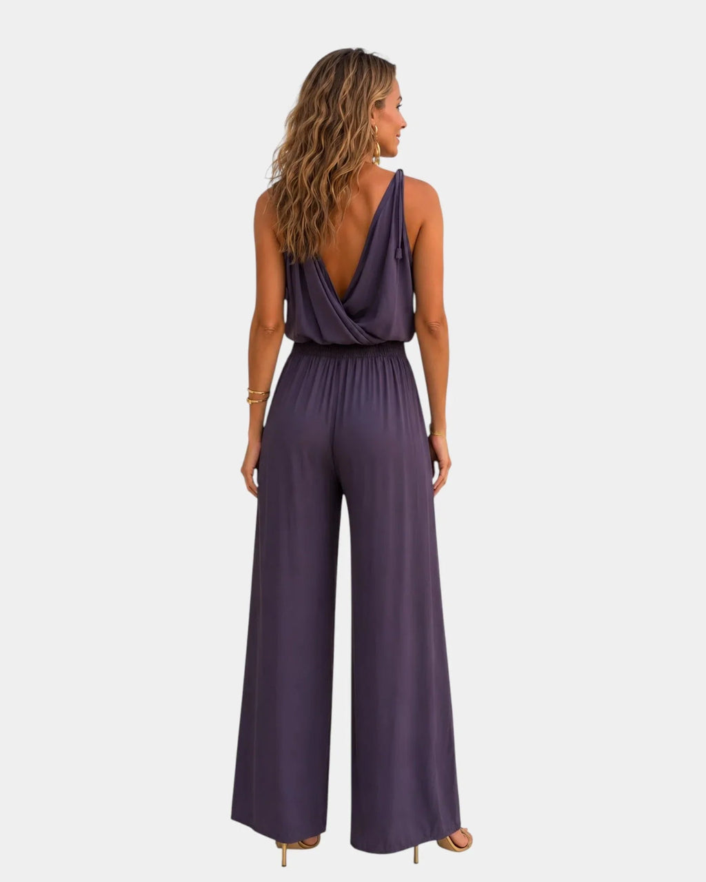 Ayanna Rose | Jumpsuit with Gold Details