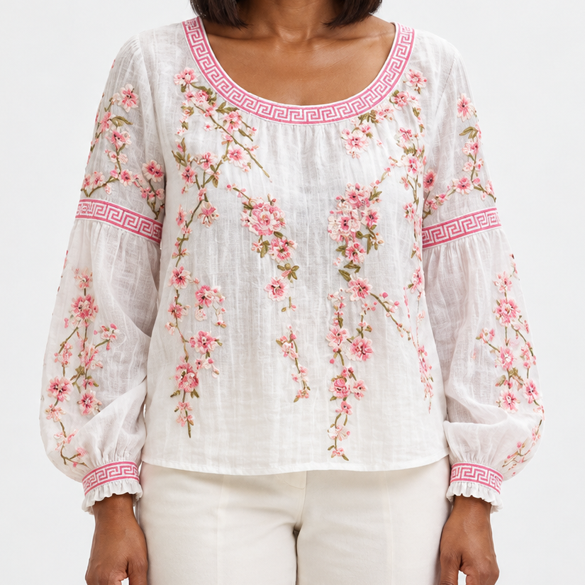 Mary™ | Floral Blouse