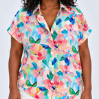 Mila™ | Colorful Floral Blouse