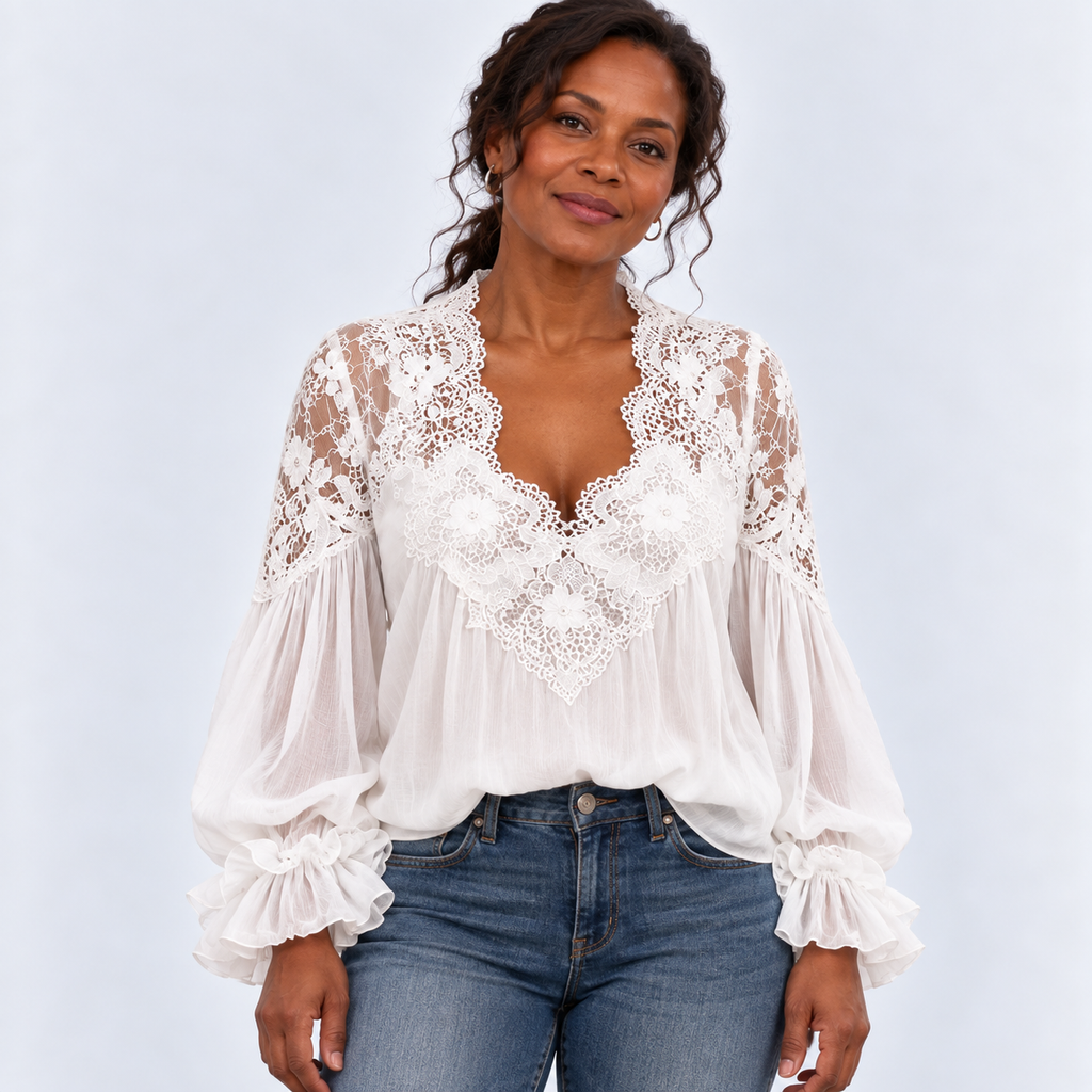 Celeste™ | Romantic Lace Blouse