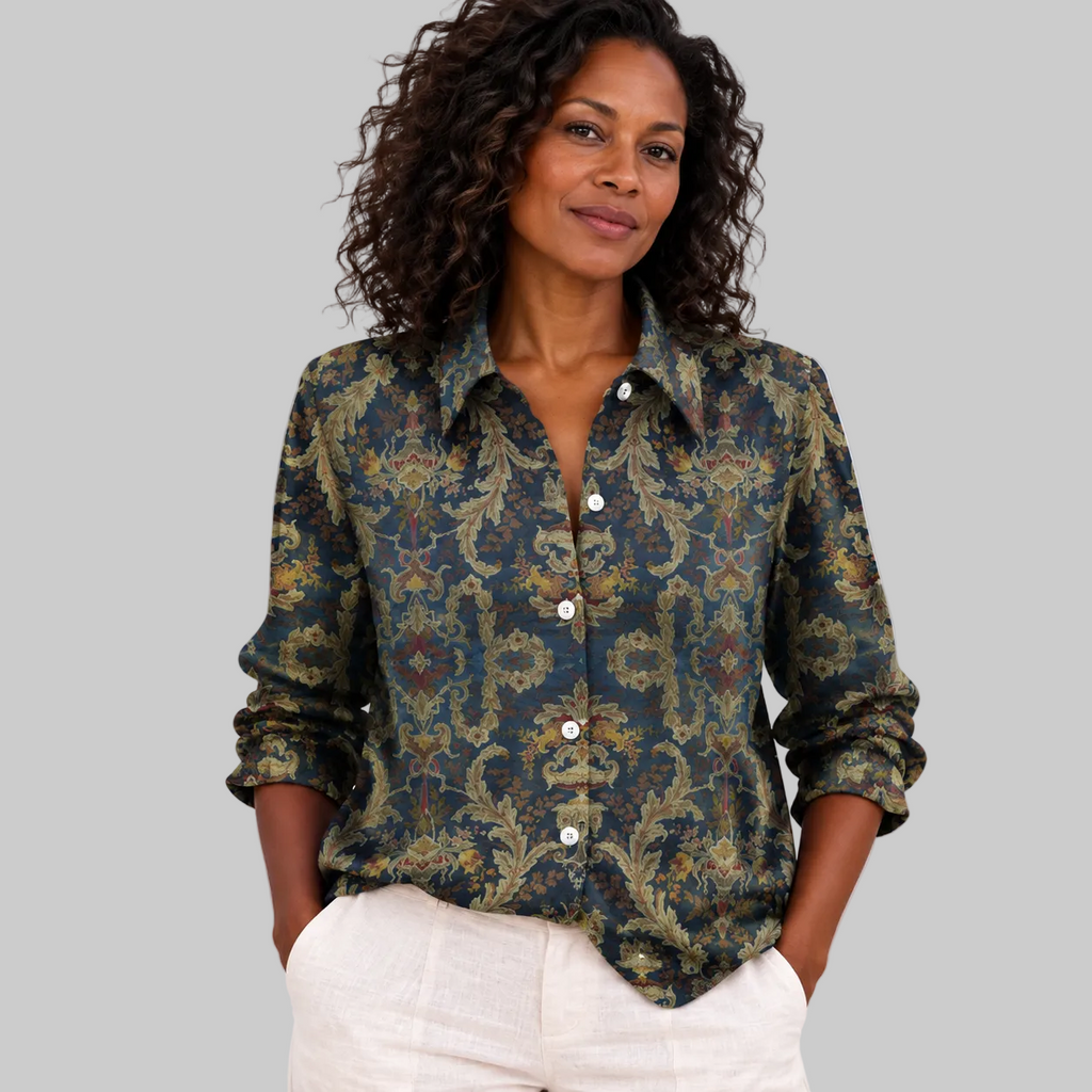 Camille™ | Classic Pattern Blouse