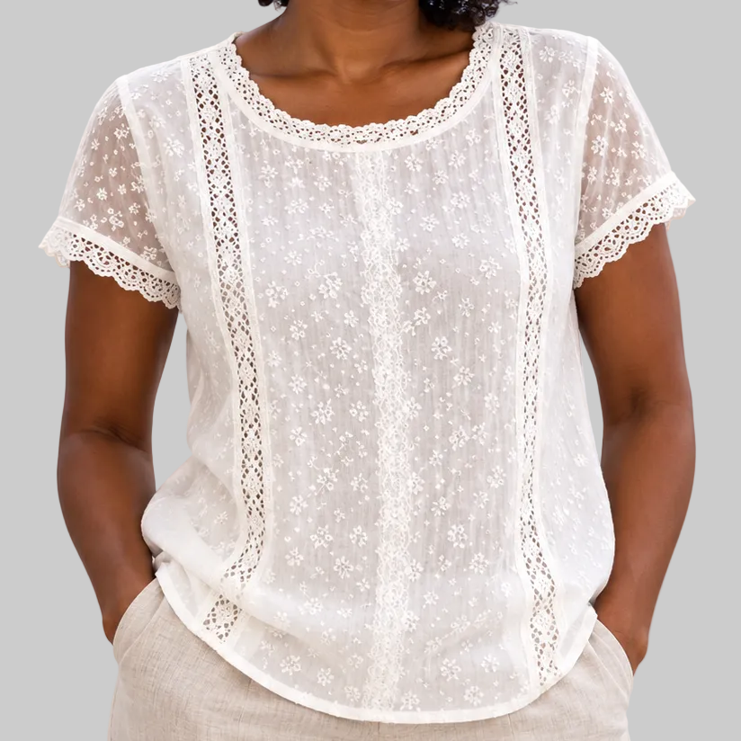 Amélie™ | Lace Detail Blouse