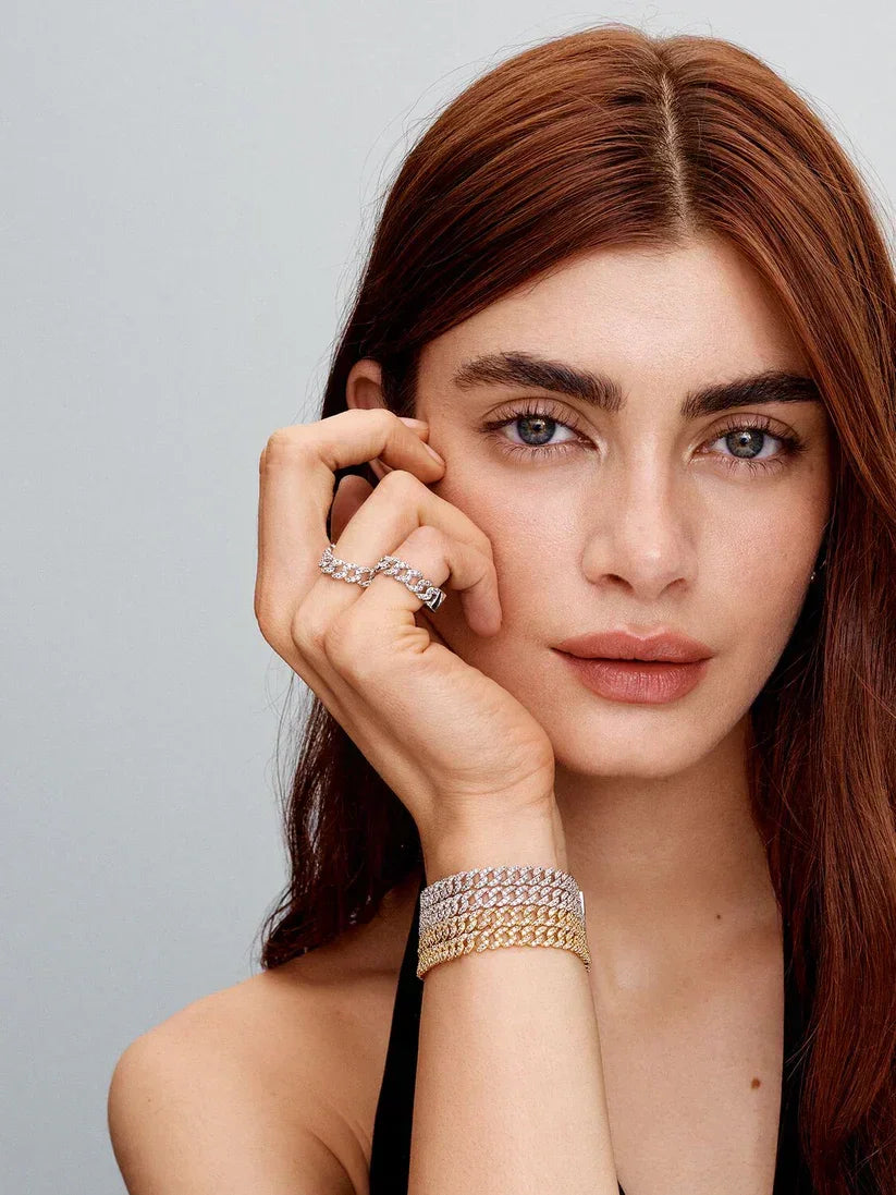 Kimora Grace | Bracelet Cuban Moissanite