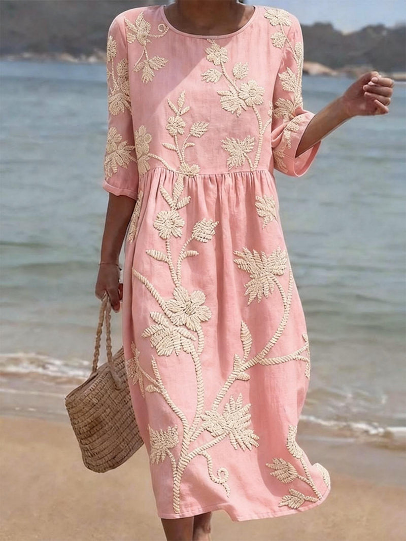 Moda Lusitana - Vestido Estampado Floral Solto