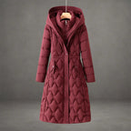 Ama Grace | Long Coat Down with Hood