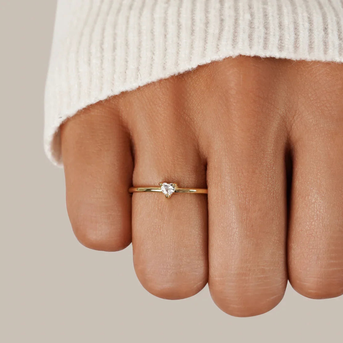 Kayla Grace | Simple Gold Ring with Smooth Finish