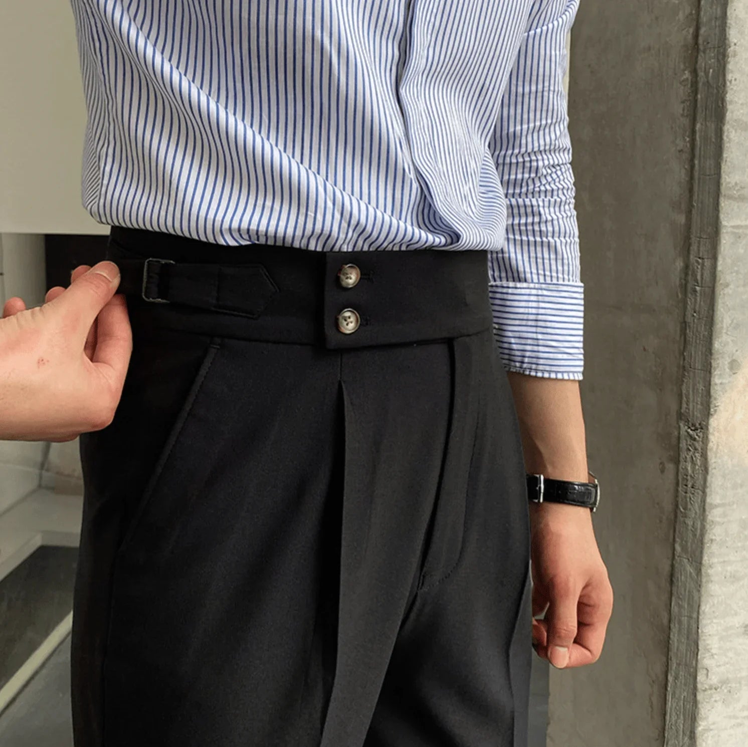Edward | Pantalons Taille Haute Élégants