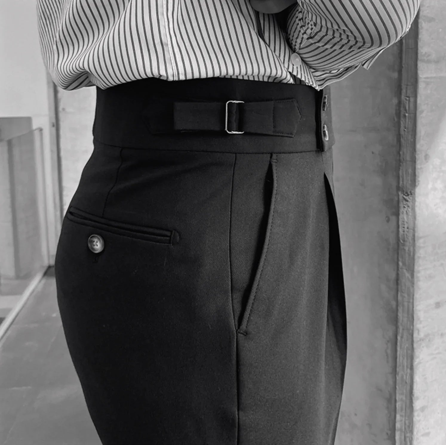 Edward | Pantalons Taille Haute Élégants
