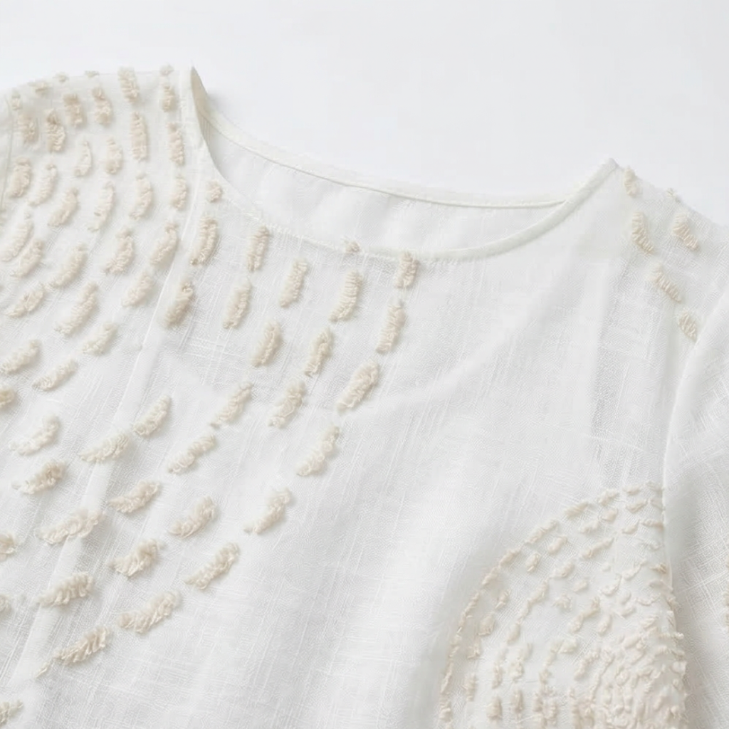 Moda Lusitana - Vestido Casual Bordado
