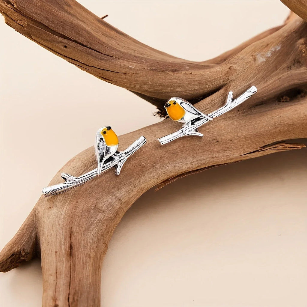 Erica Grace | Earrings Cartoon Oiseau