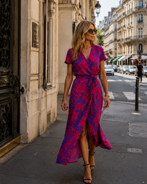 Aliyah | Dress Elegant with V-Neck