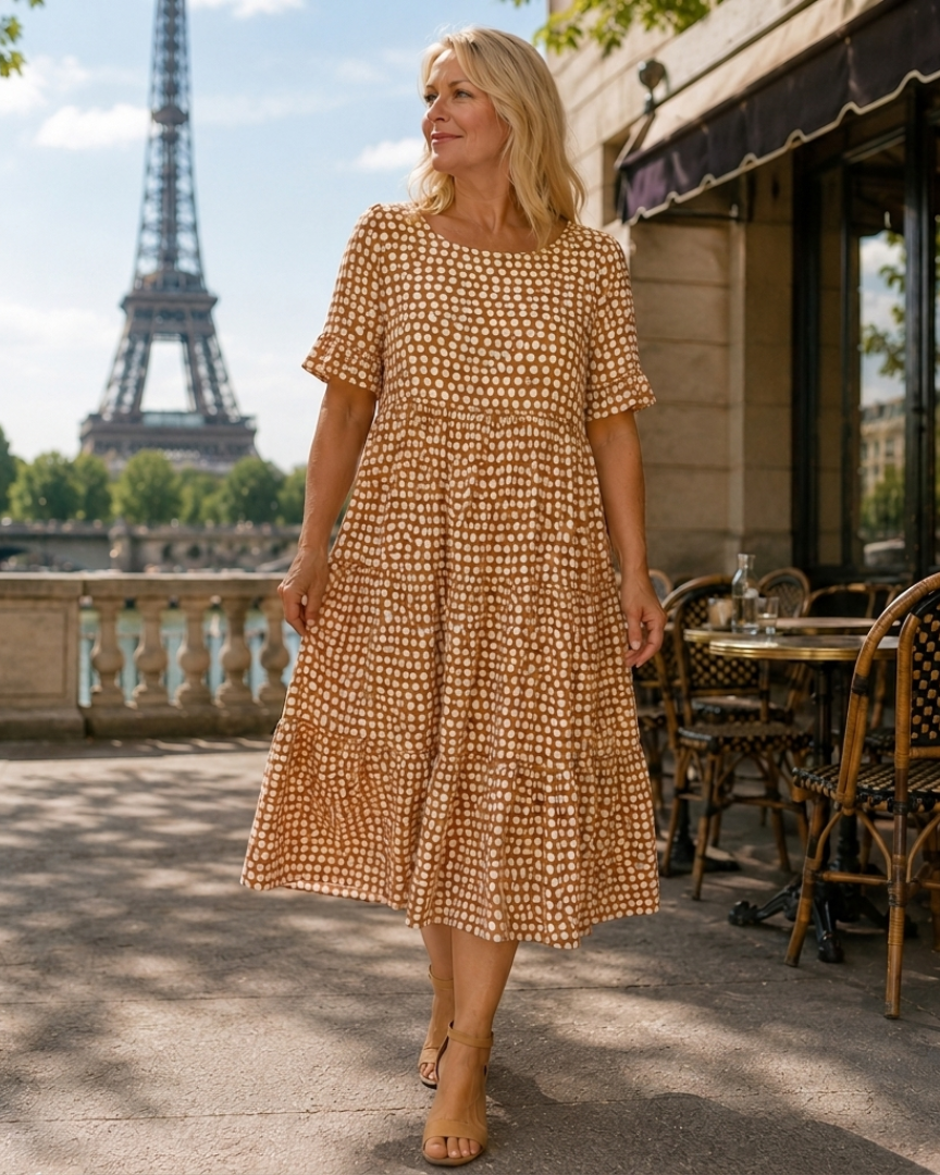 Sasha | Dress Polka-Dot Lightweight