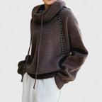 Imaniyah Rose | Cosy High-Neck Hooded Sweater
