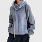 Imaniyah Rose | Cosy High-Neck Hooded Sweater
