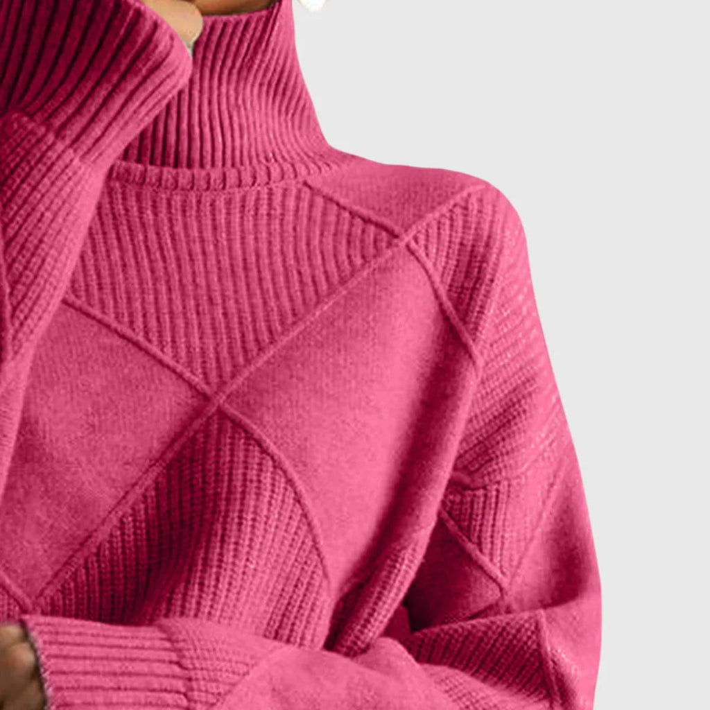 Niaja Rose | Luxury High-Neck Sweater