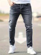 Amani | Trendy Ripped Slim Jeans