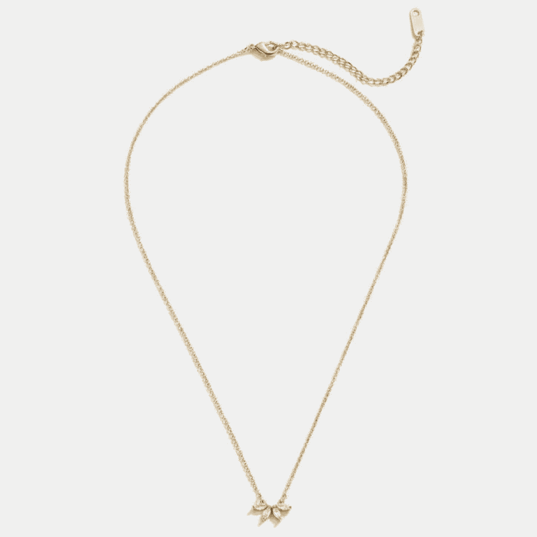 Tiara Grace | Necklace Sparkling Crystal Leaf