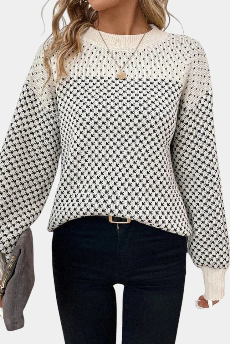Layla Rose | Colour-Block Crew-Neck Sweater