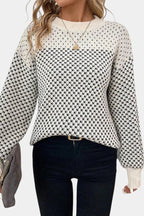 Layla Rose | Colour-Block Crew-Neck Sweater