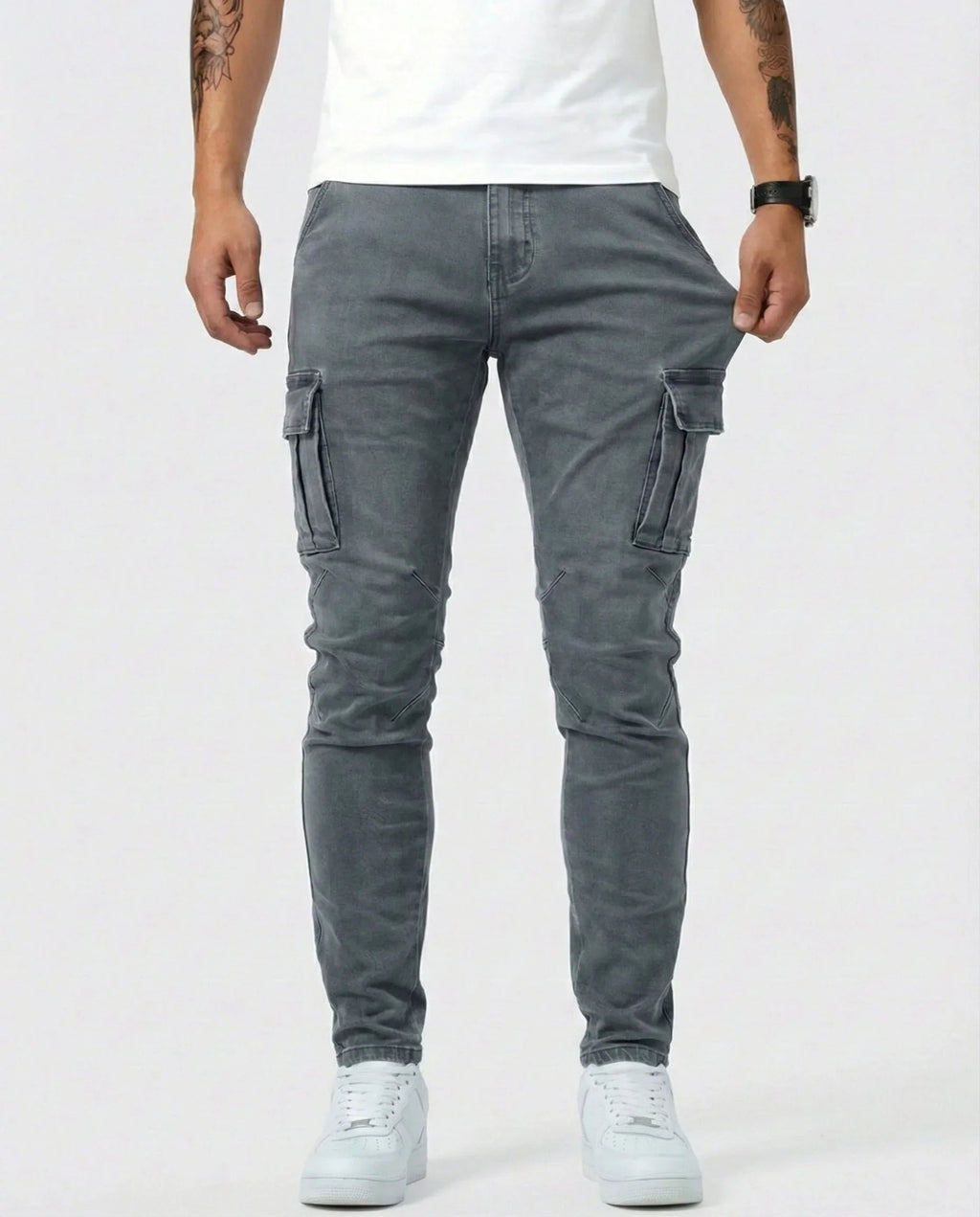 Isaiah | Stretch Cargo Trousers