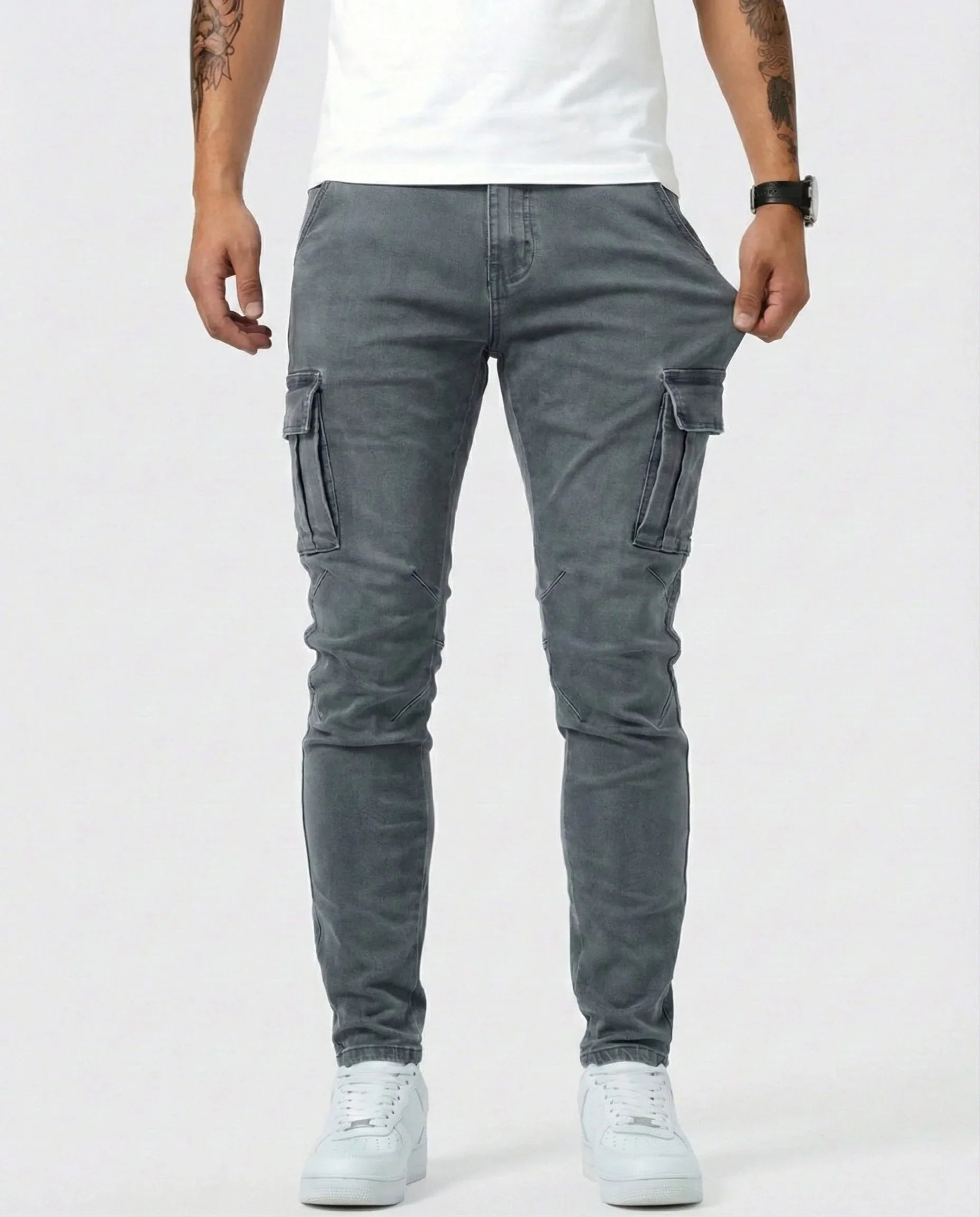 Jean | Pantalon Cargo Élastique