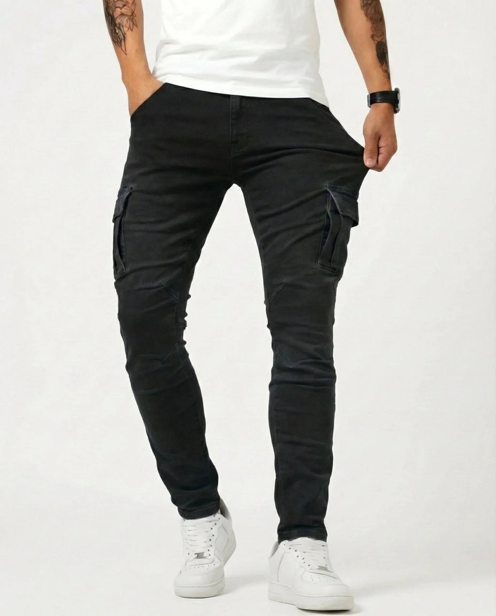 Isaiah | Stretch Cargo Trousers