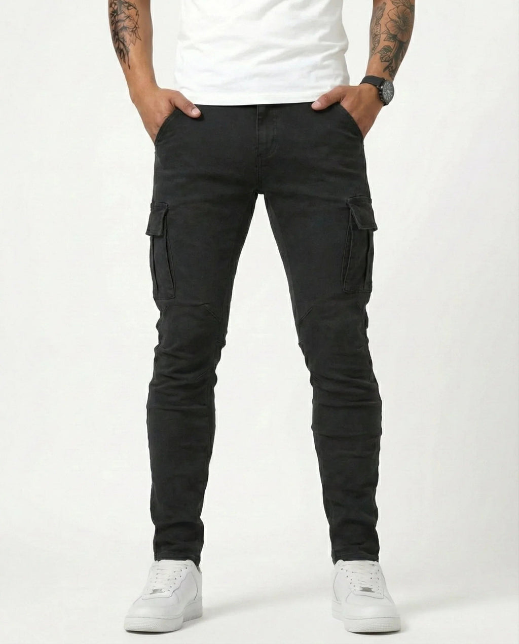 Isaiah | Stretch Cargo Trousers