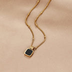 Tamia Grace | Pendant Necklace Black Chic Minuit