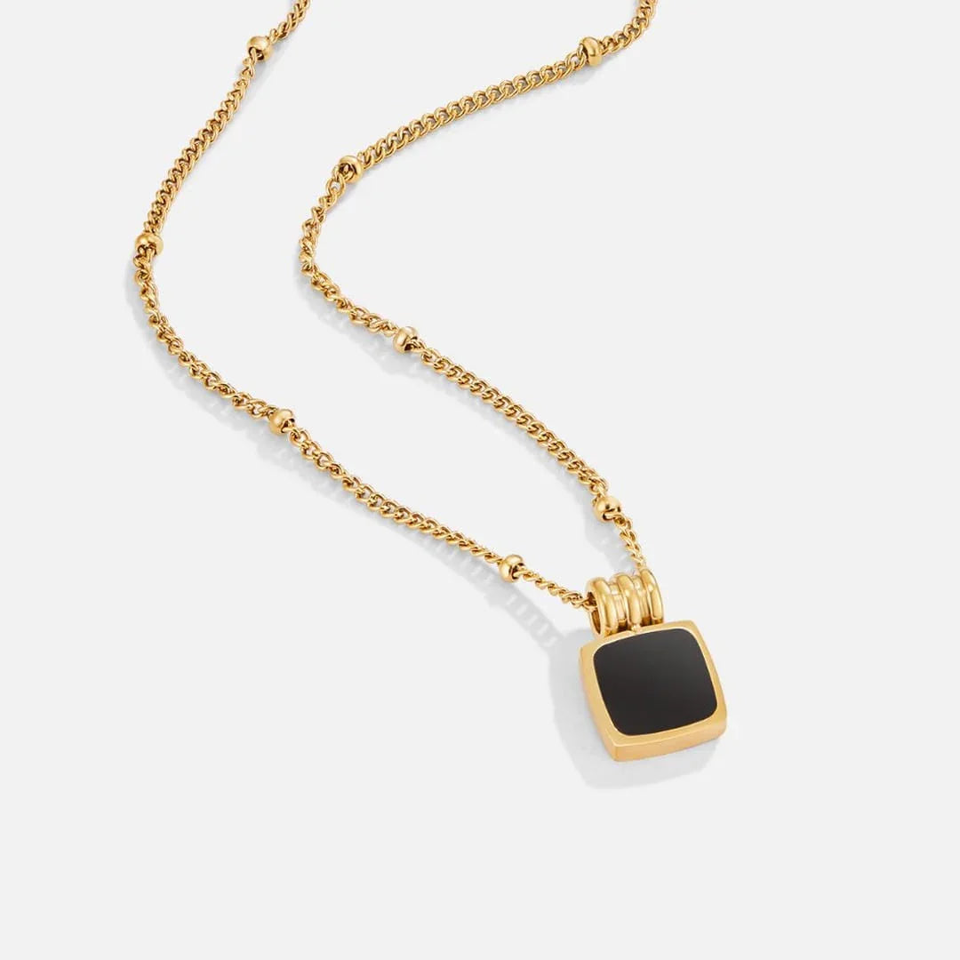 Tamia Grace | Pendant Necklace Black Chic Minuit