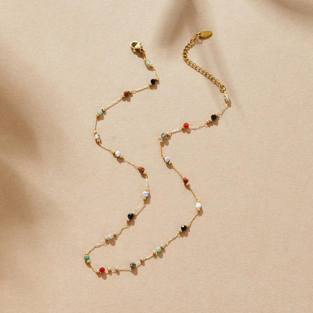 Tiana Grace | Necklace Colourful Gemstones