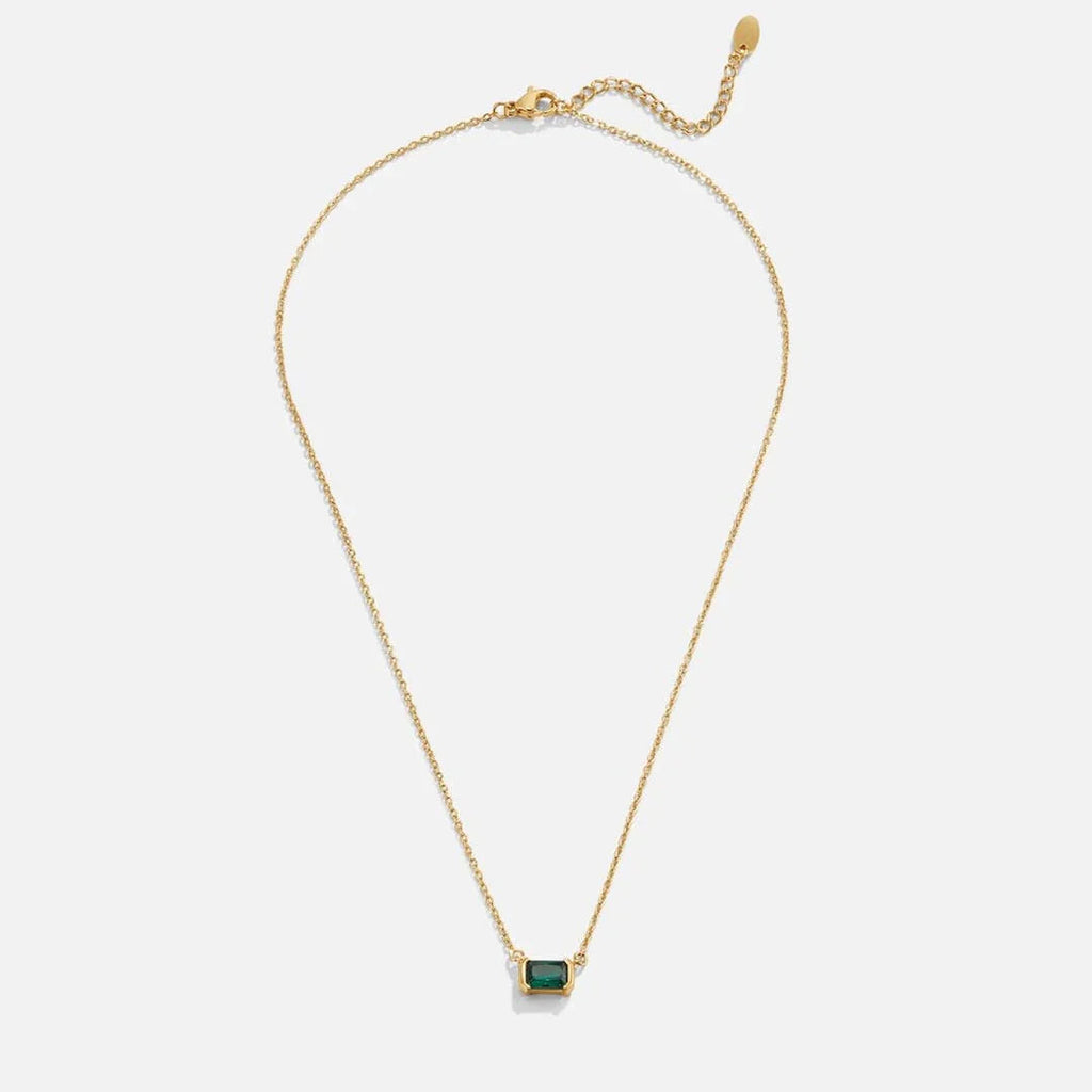 Samara Grace | Necklace Gold Green Emerald