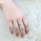 Shine | bague en argent doré vintage