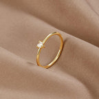 Kayla Grace | Simple Gold Ring with Smooth Finish
