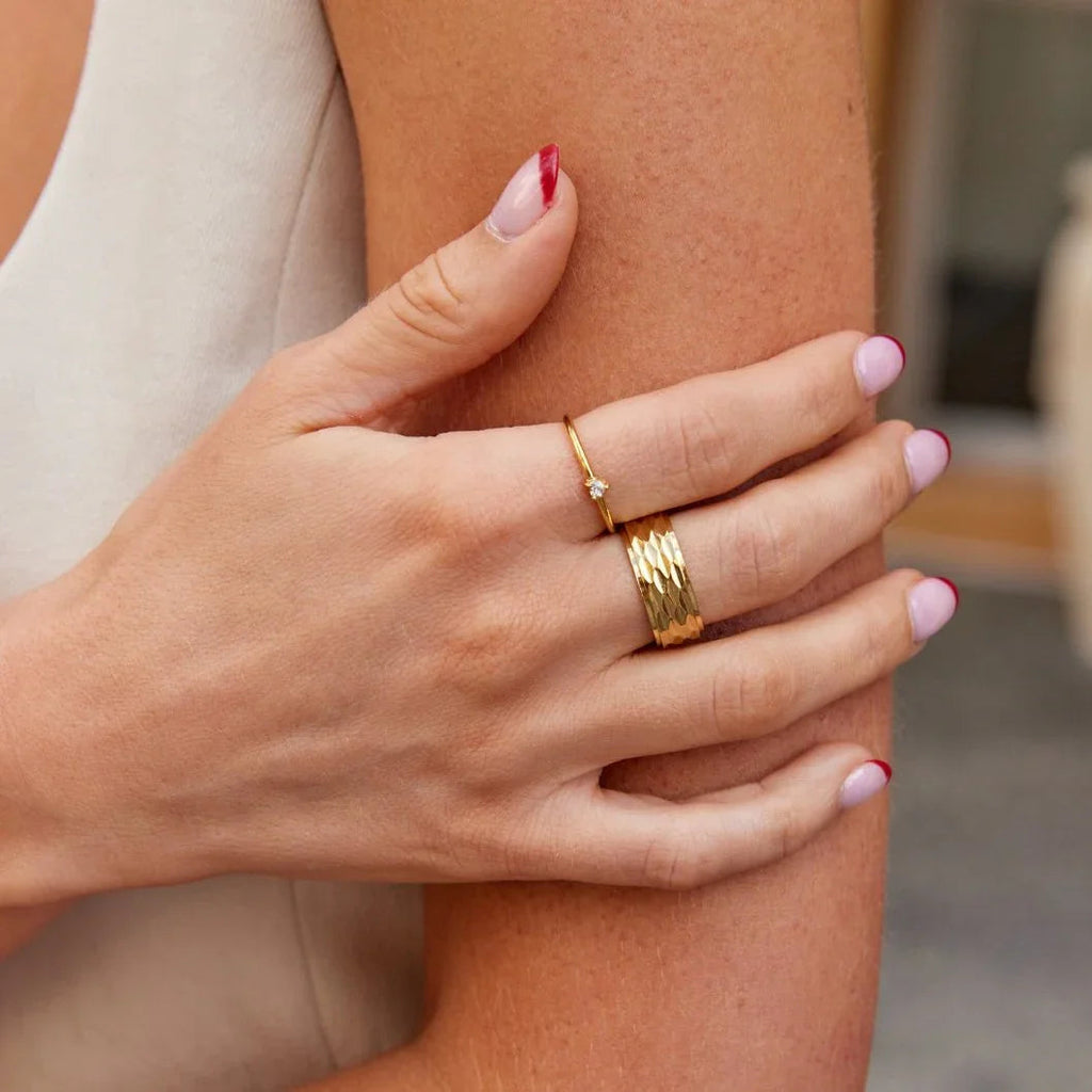 Kayla Grace | Simple Gold Ring with Smooth Finish